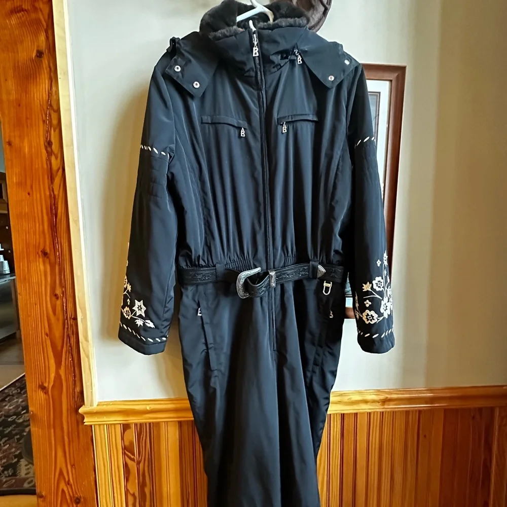 Beautiful Bogner one piece ski suit.